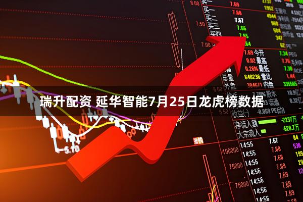 瑞升配资 延华智能7月25日龙虎榜数据